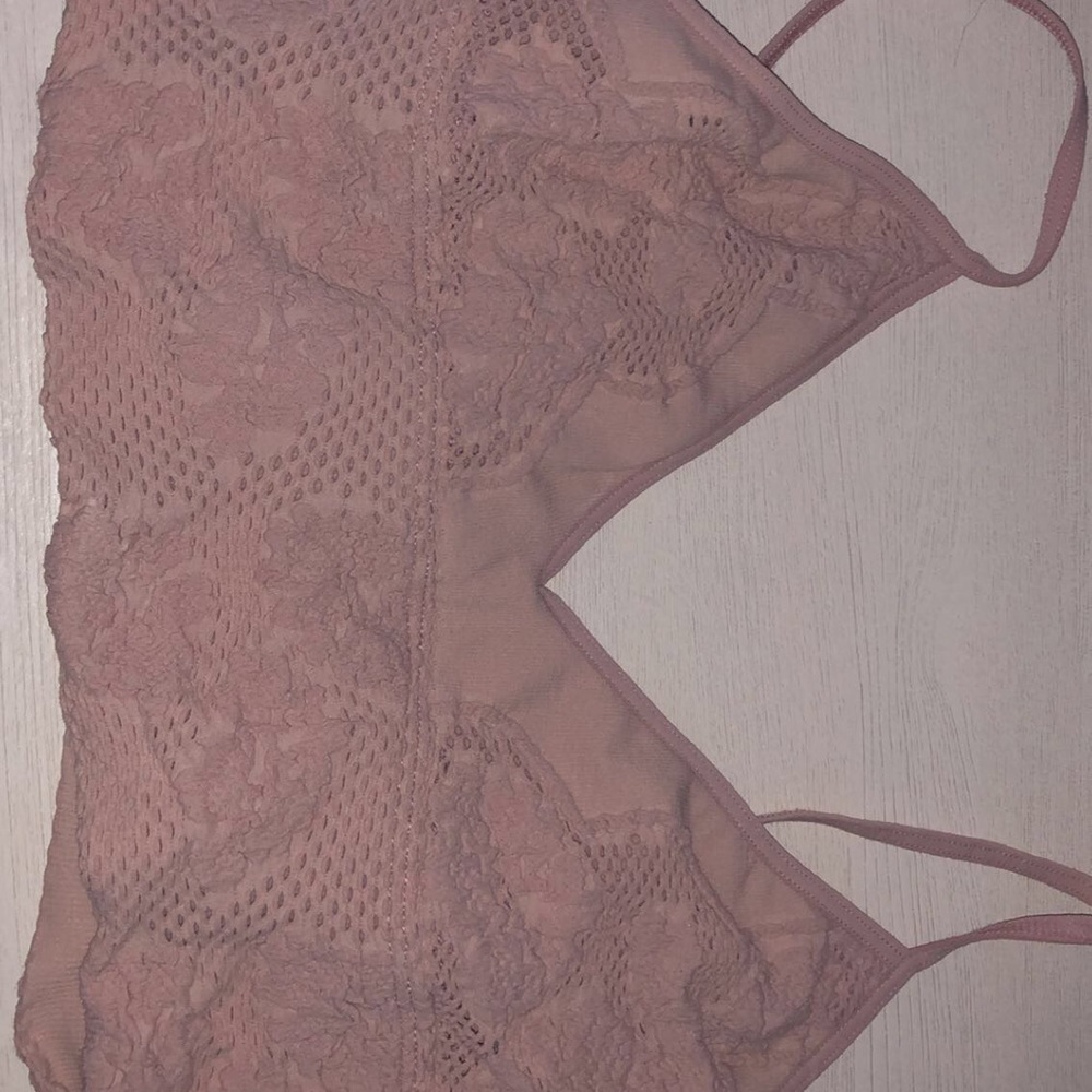 pink free people top size m/l